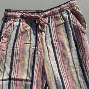 Old Navy Striped Linen Pants Tall